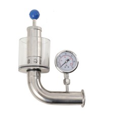 Adjustable Pressure Relief Safety Valve Safety Valve with Pressure Gauge