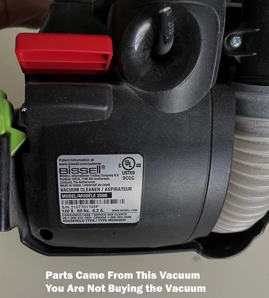 OEM Bissell 2598 Cyclonic Vacuum Main Motor Assembly Cover Shell Suction Engine - Image 3 of 4