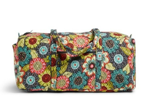 vera bradley xl duffel travel bag