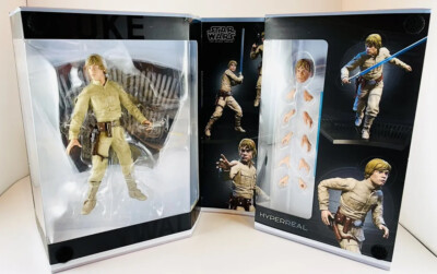 Star Wars Luke Skywalker Hyper real Figure Black Series Collectible Toys New