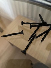 B&Q Set 720pcs Easydrive Self-Tapping Uncollated Drywall Screws 3.3x40mm Black