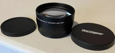 Telephoto Lens, 58MM 2X Magnification Telephoto Lens Aluminium 