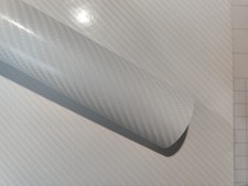 Premium 4d Gloss Carbon Fiber Vinyl Wrap Sticker Decal Film Sheet Bubble Free