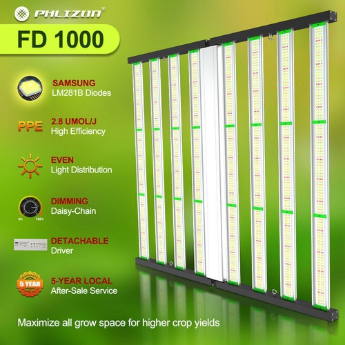 1000W Spider LED 8bars Grow Light Full Spectrum Commercial Grow Indoor Lamp - Picture 5 of 12