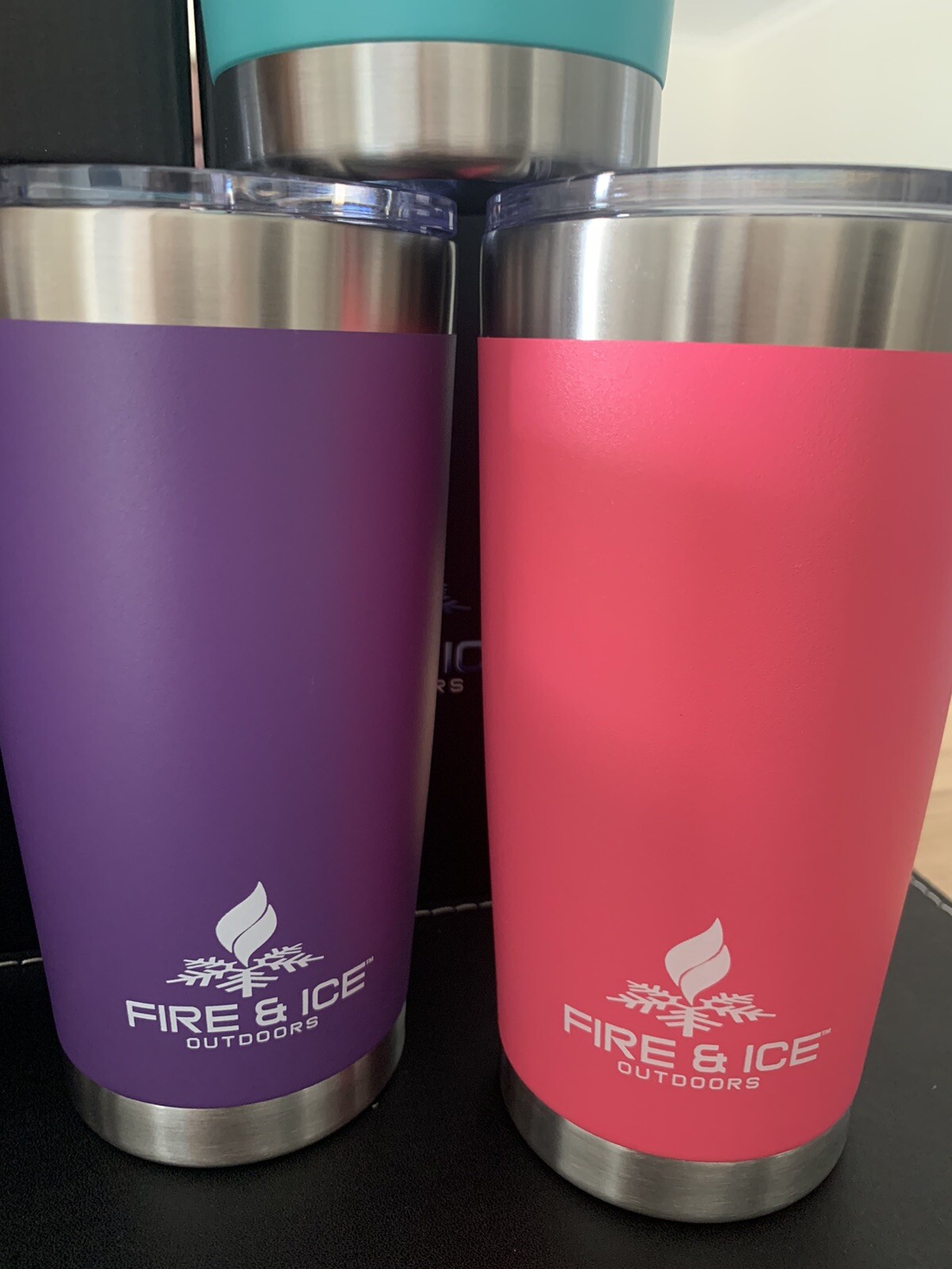 🔥🧊FIRE & ICE OUTDOORS 🔥🧊Insulated Tumblers Coffee Mugs Like YETI eBay