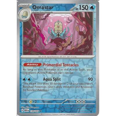 omastar pokemon card Fighting Ability Fossil Bind As long as you have fewer Pokmon in play than your opponent Omastar | Pokmon Cards and