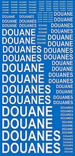 Customs White French Customs in White 1:24 Decal Decal
