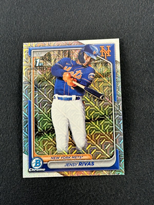 2024 Bowman Chrome Mega Box JENSY RIVAS 1st Bowman Mojo #BCP-251 New York Mets