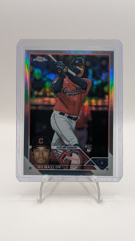 2023 Topps Chrome *Refractor* #54 Bo Naylor RC MLB Cleveland Guardians Rookie
