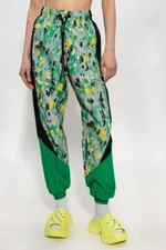 NWT ADIDAS by STELLA McCARTNEY Printed Woven Track Pants Green sz XS