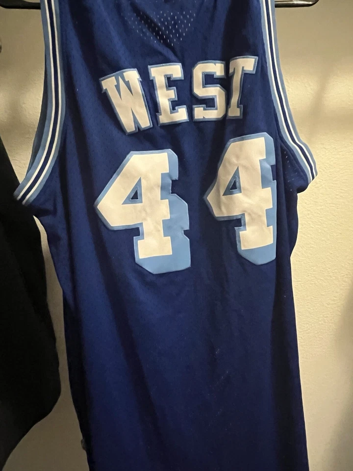 洛杉矶湖人队复古球衣 #44 杰里·韦斯特硬木经典  — 第 3/3 张图片