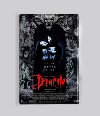 BRAM STOKER'S DRACULA - 2'' x 3'' MOVIE POSTER MAGNET (90s horror cult winona)