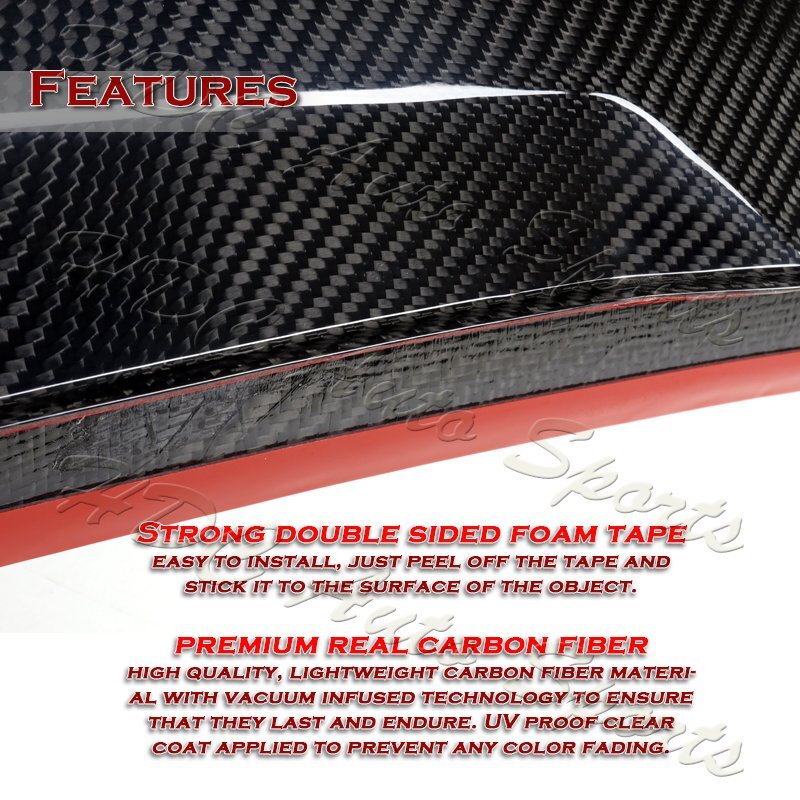 Para Mercedes Benz W205 Coupe C-Class 2 Portas C63 BAS Estilo Fibra De Carbono/FRP Preto
