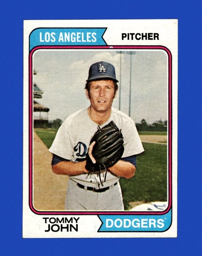 Tommy John trading card