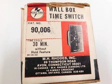 Mark-Time 30 Minute Wall Box Time Switch
