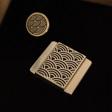 Brass Hot Shoe Boots Cover Shutter Button For Canon Nikon Fuji Sony Leica Camera