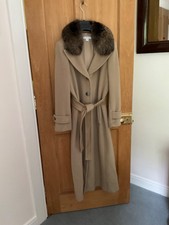 Marella Italian Ladies Camel Coloured Coat Size 14 New