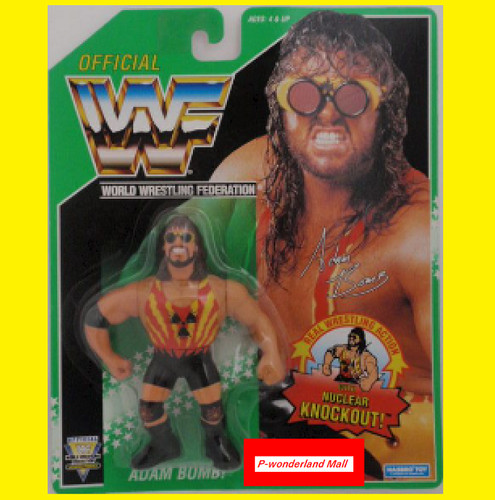 Hasbro Official Figure Adam Bomb 1994 Green Card W...