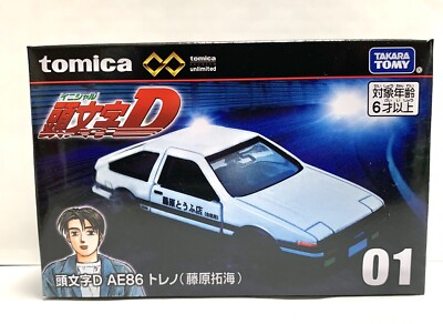 Takara Tomy / Tomica Premium Unlimited 1 Initial D AE86 Trueno Takumi Fujiwara
