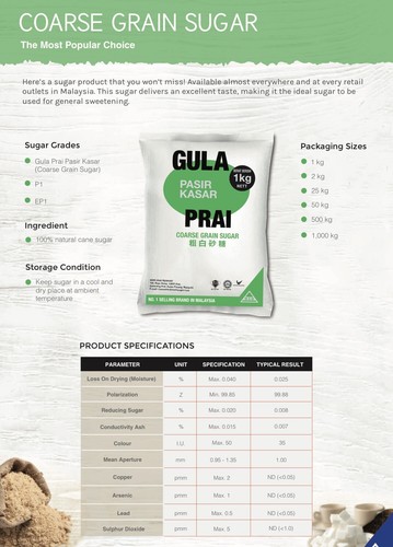 WHITE SUGAR ORGANIC 2.26lbs/ 35.274 OUNCE/1KG (CANE SUGAR) FREE SHIPPPING - Picture 2 of 5