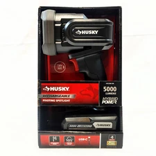 Husky 5000 Lumen Hybrid Power Swivel Rechargeable Spotlight (91640)
