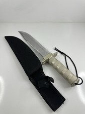 Survival Knife 13” Fixed Blade Sawback Compass Handle + Sheath 8” Blade