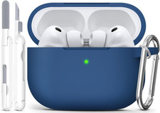 For Airpods Pro 3 Case 2025 Come with Cleaner Kit,Soft Silicone Protective Cover