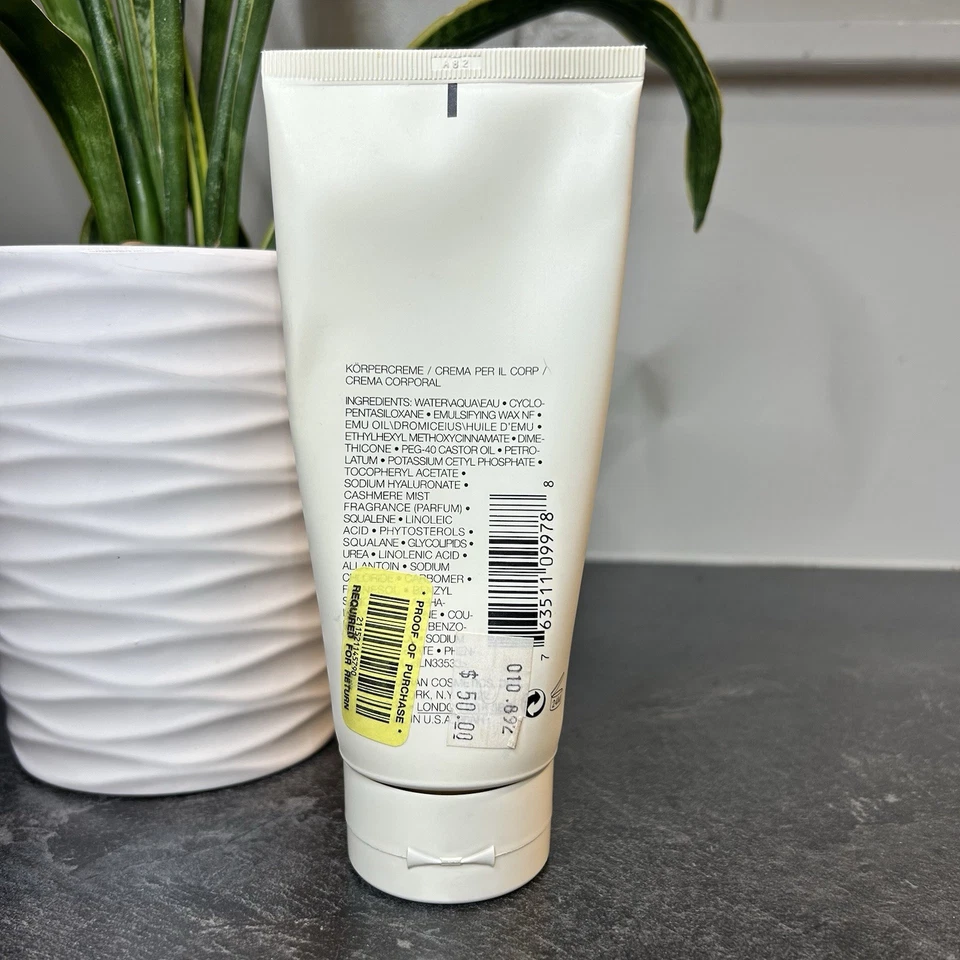 NUEVA CREMA CORPORAL Donna Karan Cashmere Mist 6,7 oz RARA tamaño completo Foto 3 de 4