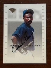 Signed 1996 Leaf Signature Series - Certified Autograph - Chuck Carr