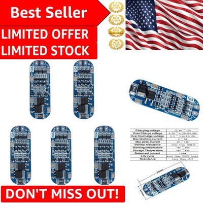 Compact 3S BMS for 11.1V/12V/12.6V Li-ion Cells - 5PCS Battery Management System