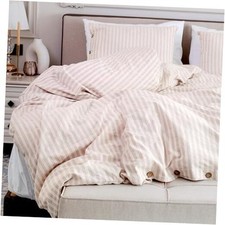 , 100 Cotton King Size Duvet Cover Set, Dusty Lavender King 104"x90" Helena