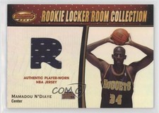 2000-01 Bowman's Best Rookie Locker Room Collection Relics Mamadou N'Diaye gb9