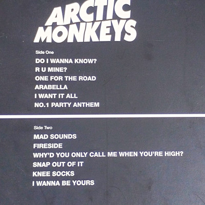 Arctic Monkeys AM Vinyl LP Record Domino Label Rock Indie Rock