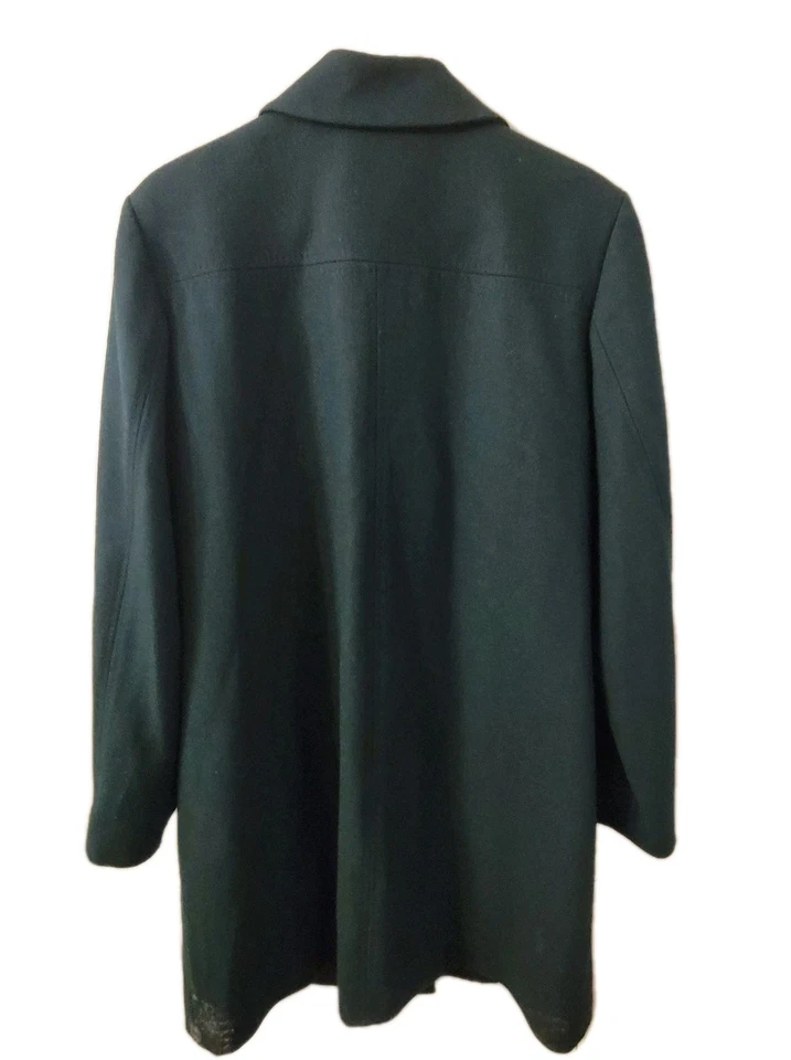 Kristen Blake Pritti Wool Coat Button Up Womens Plus Size 18 Pockets Green - Image 2 of 4