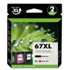 #67 XL 67XL Ink Cartridges for HP Ink 67 Deskjet 2700 2755 2800 2855e 4152e 4155