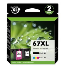 #67 XL 67XL Ink Cartridges for HP Ink 67 Deskjet 2700 2755 2800 2855e 4152e 4155