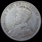 1920 Canada 50 Cents Wide "0"  VG8 Old Clean