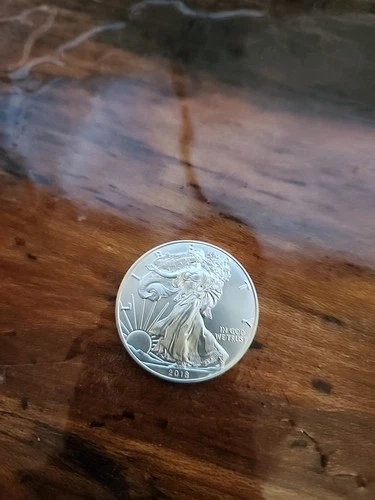 2018 1 oz American Silver Eagle Coin BU