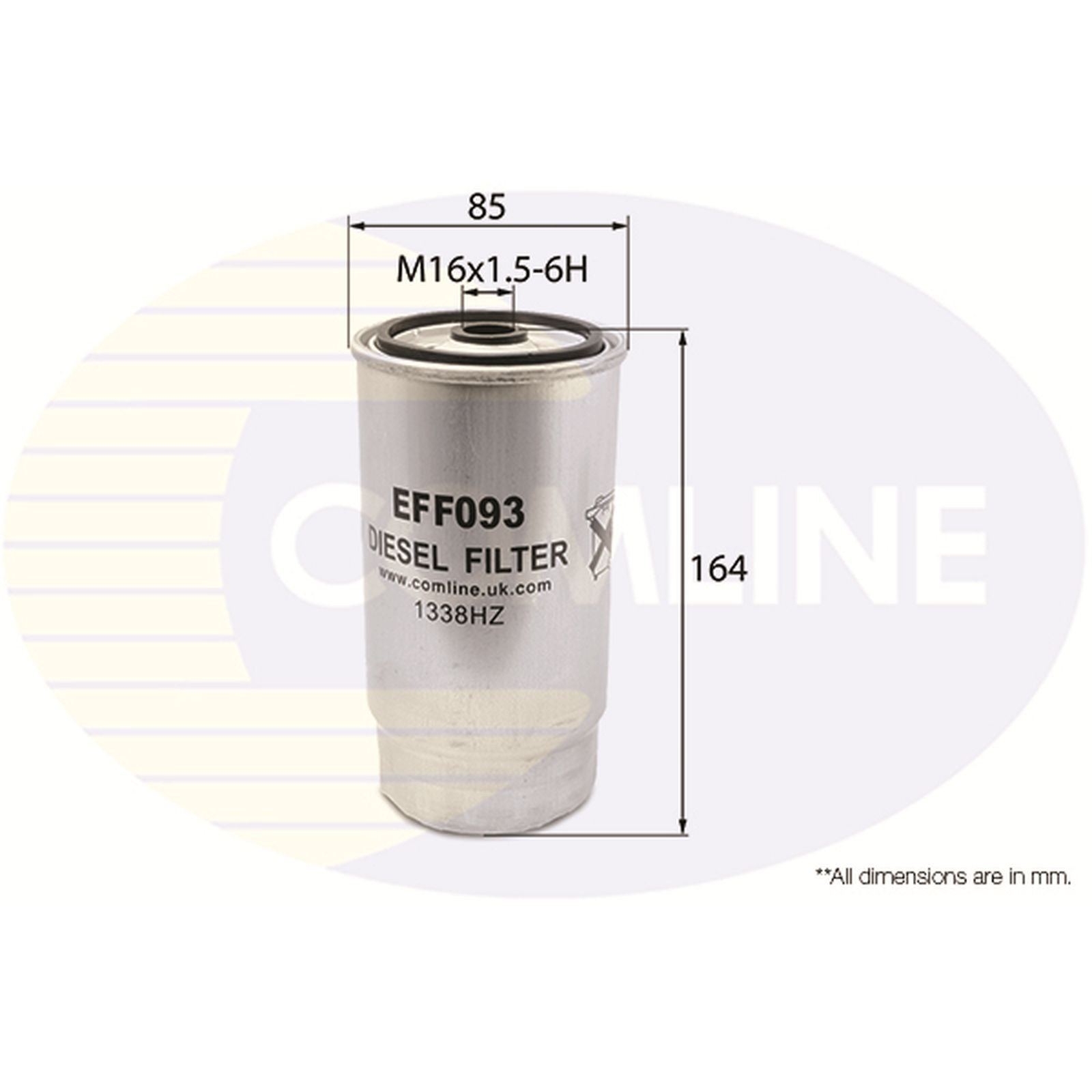 Fuel Filter EFF093 Comline 13322245006 MUN000010 13322248279 WJI100000