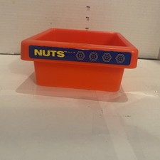 Vintage LITTLE TIKES Tool Drawer Bin Work Shop Bench "Nuts"