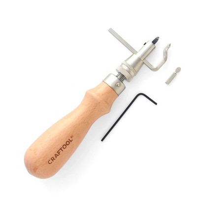 Craftool Pro Nahtversenker Set, Groover, Leder, Tandy Leather 88081-00