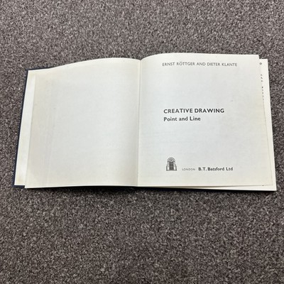 Creative Drawing, Point and Line  , hardback good condition 