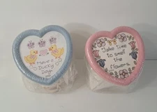Vintage Country Keeper Containers 2 Heart Shaped CrossStitch Kits 30524 & 2333 