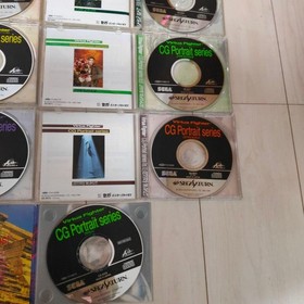 Sega Saturn VirtuFighter CG Portrait Set 11 Figures Used