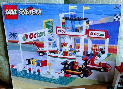 Lego 6337 - Fast Track Finish - Startplatz Rennwagen - mit  Anleitung, ohne OVP