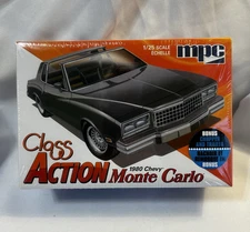 MPC Chevy 1980 Monte Carlo-Chopper & trailer model kit New Sealed Box Ships Free