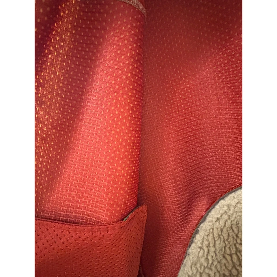 Chaqueta para mujer LL Bean Sherpa polar cremallera completa color tostado talla LG REG Foto 4 de 4