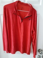 nike dri fit 1/4 zip pullover large