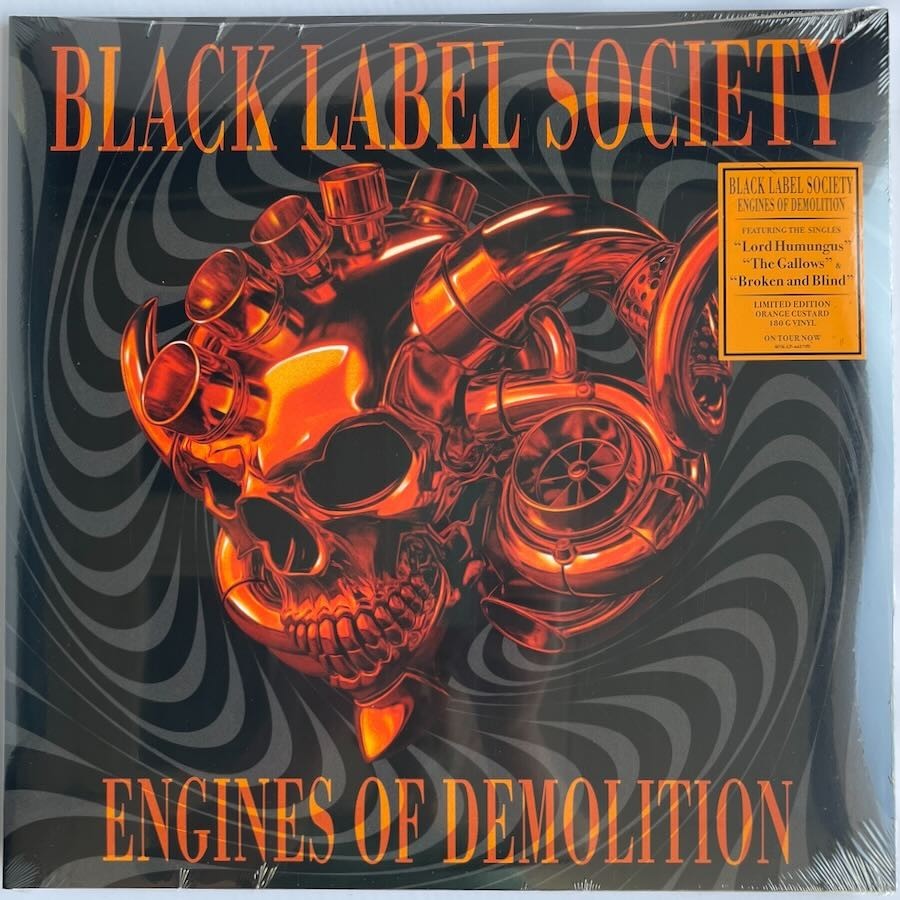 Black Label Society Limited Custard Orange Double Vinyl Records