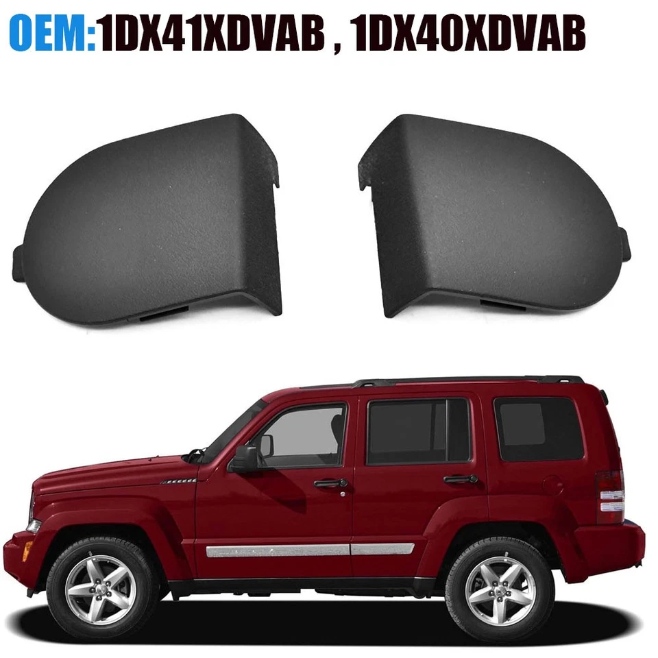 Cubierta de anclaje del cinturón de seguridad delantero izquierdo y derecho 2 piezas para Dodge Nitro 2010-2011 Foto 3 de 4